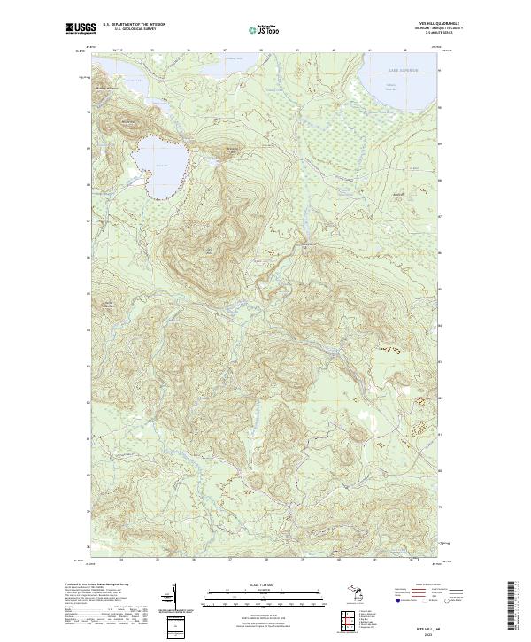 USGS Topographic Map – Ives Hill