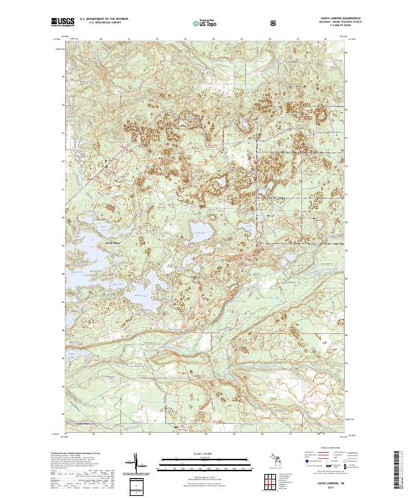 USGS Topographic Map – Jacks Landing