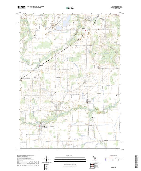 USGS Topographic Map – Jasper