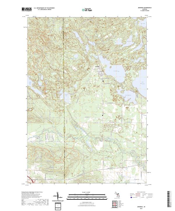 USGS Topographic Map – Jennings
