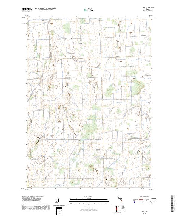 USGS Topographic Map – Juhl