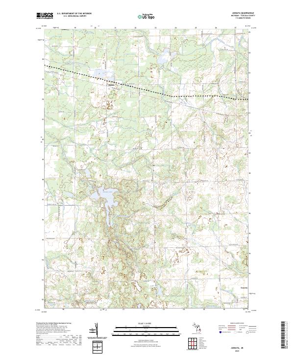 USGS Topographic Map – Juniata