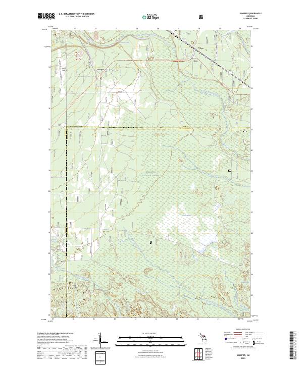 USGS Topographic Map – Juniper