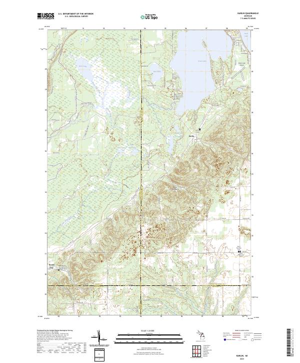 USGS Topographic Map – Karlin