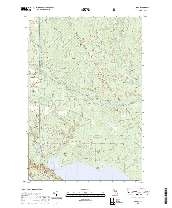 USGS Topographic Map – Kenneth