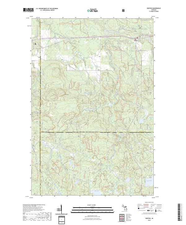 USGS Topographic Map – Kenton