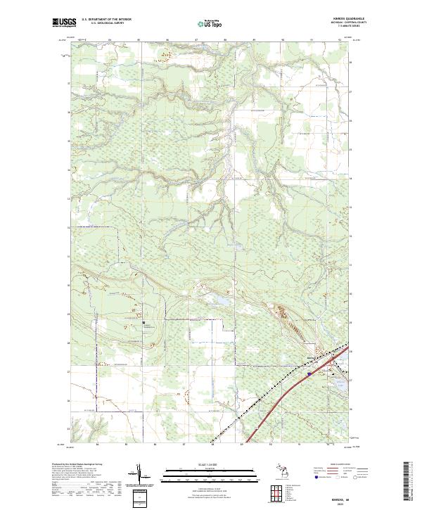 USGS Topographic Map – Kinross