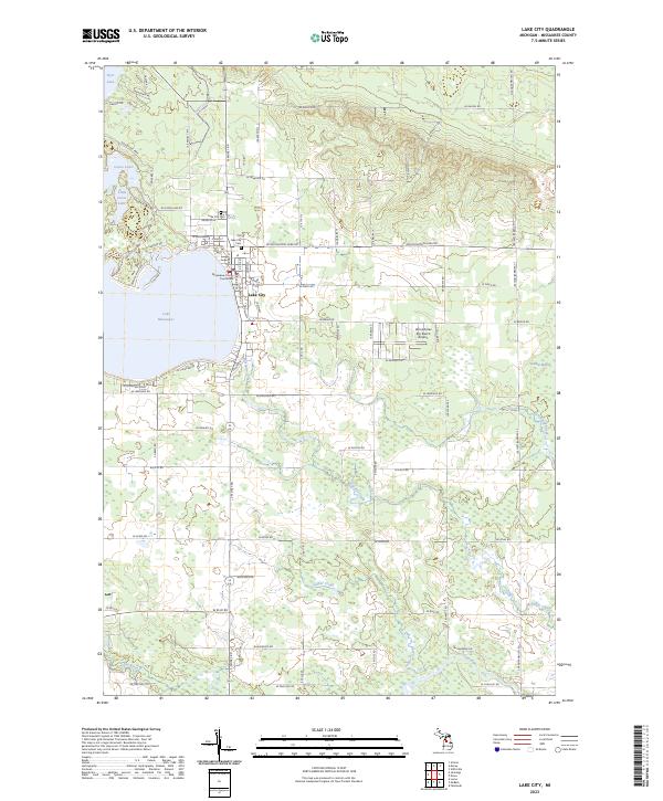 USGS Topographic Map – Lake City