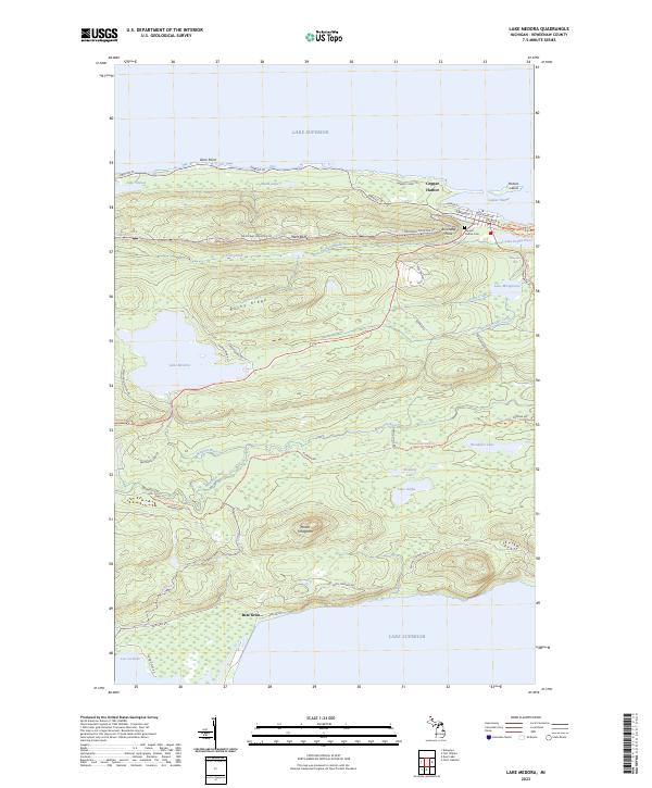 USGS Topographic Map – Lake Medora