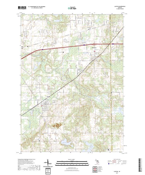 USGS Topographic Map – Lawton