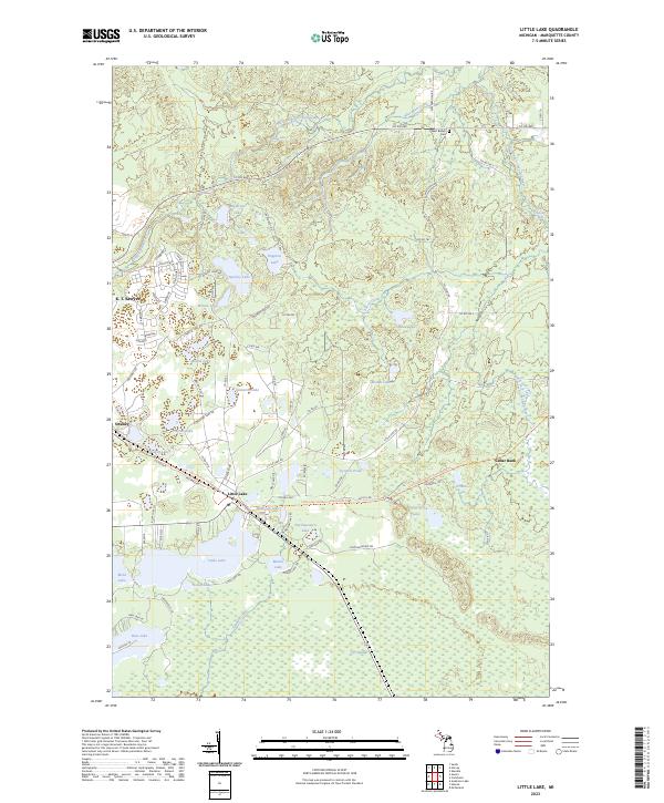 USGS Topographic Map – Little Lake