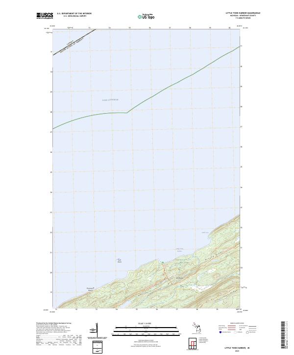 USGS Topographic Map – Little Todd Harbor