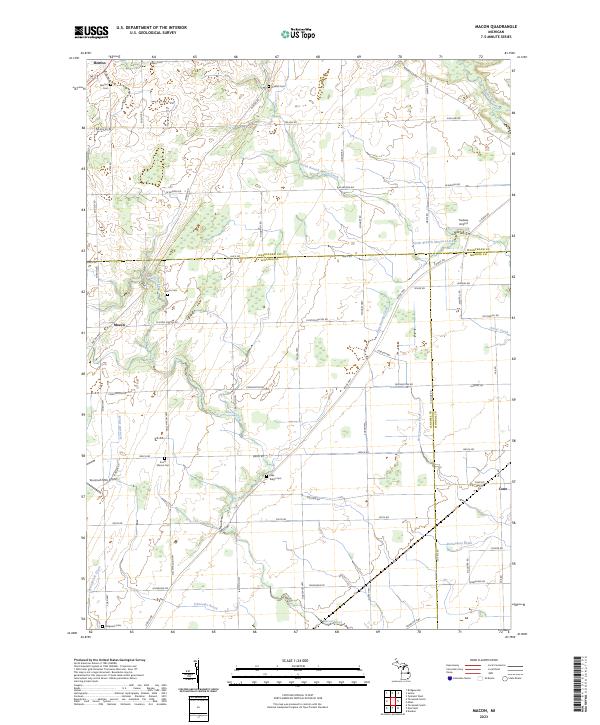 USGS Topographic Map – Macon