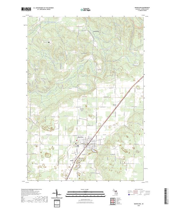 USGS Topographic Map – Mancelona