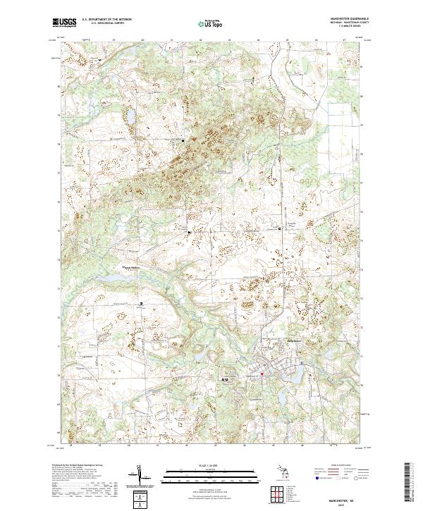 USGS Topographic Map – Manchester