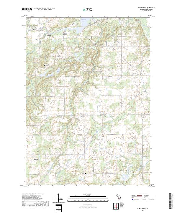 USGS Topographic Map – Maple Grove