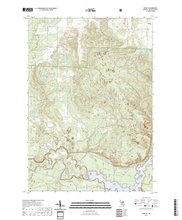 USGS Topographic Map – Marilla