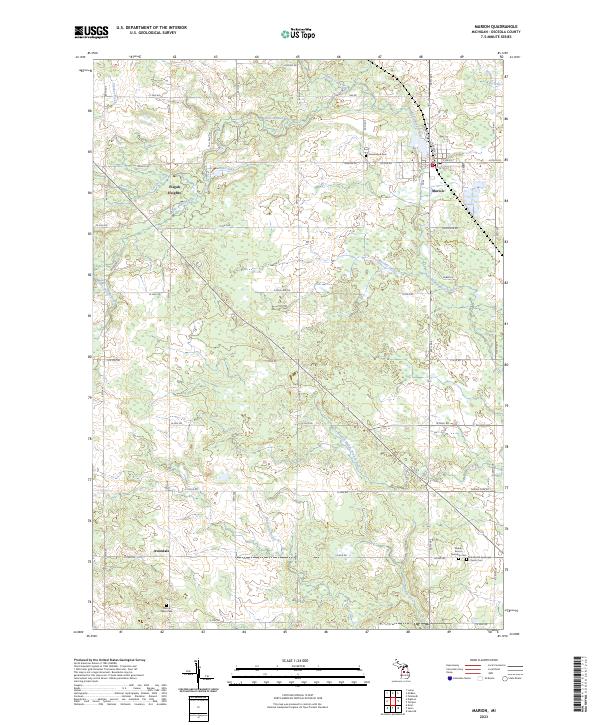 USGS Topographic Map – Marion