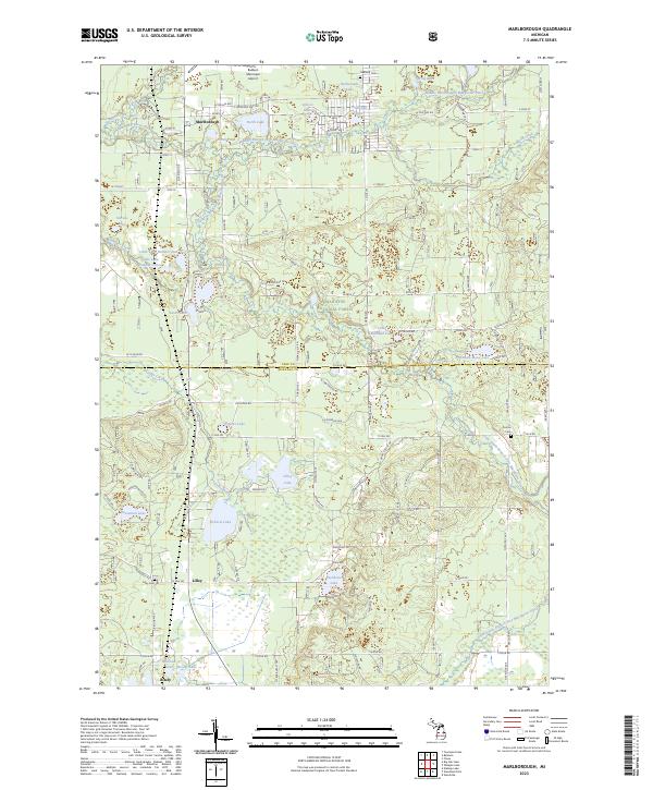 USGS Topographic Map – Marlborough