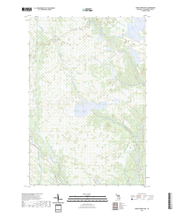 USGS Topographic Map – Marsh Creek Pool