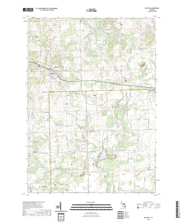 USGS Topographic Map – Mayville