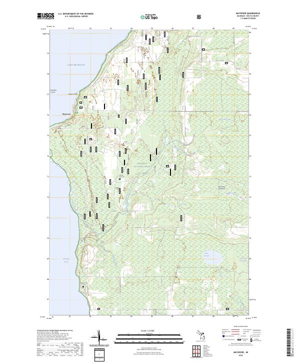 USGS Topographic Map – Maywood