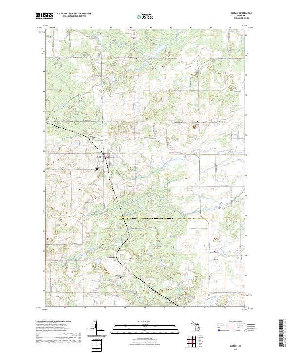 USGS Topographic Map – McBain