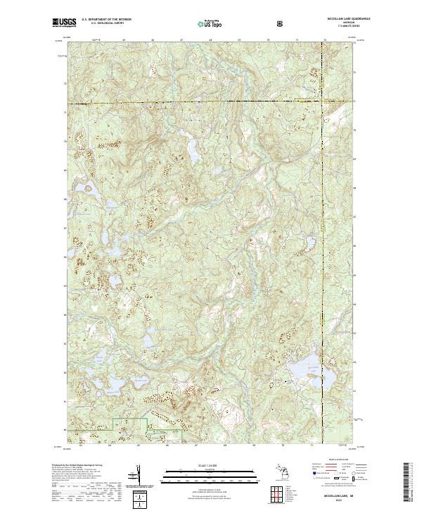 USGS Topographic Map – McCollum Lake