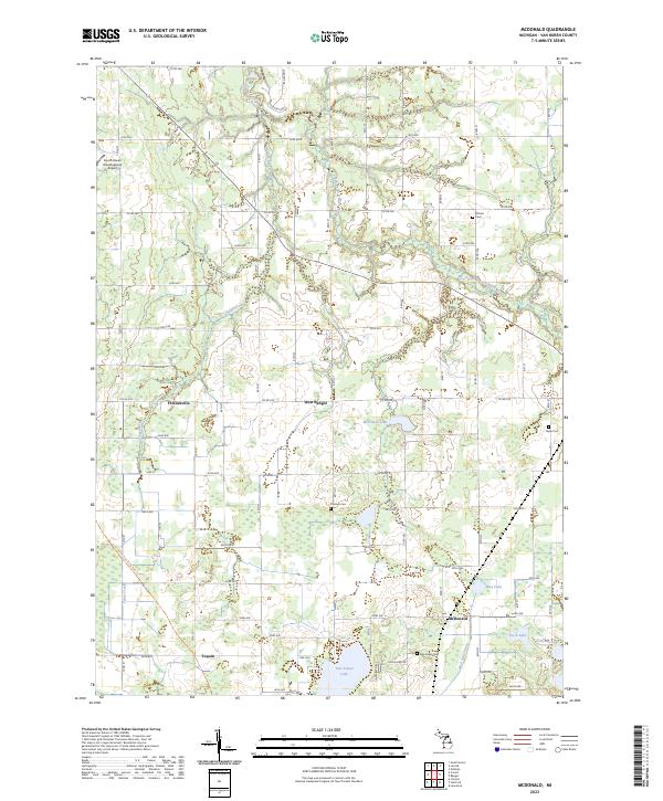USGS Topographic Map – McDonald