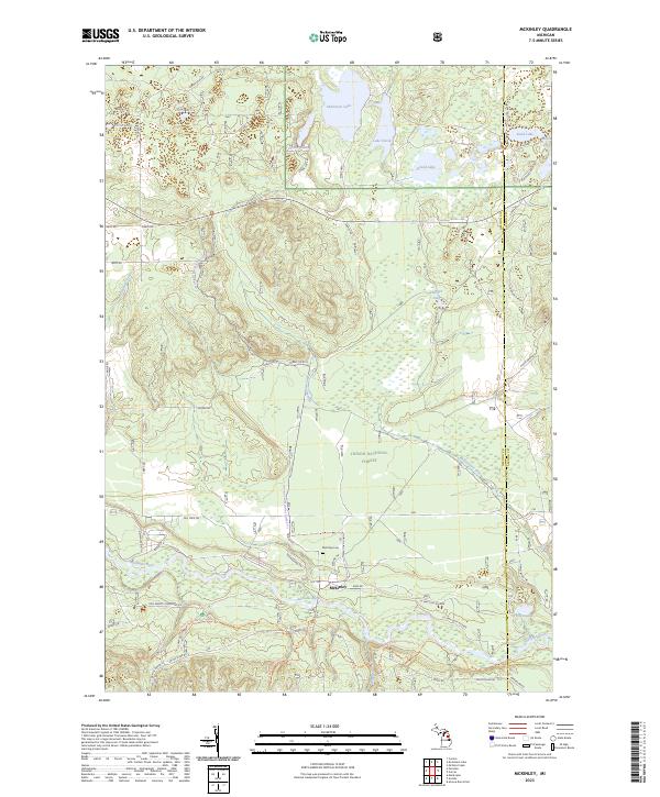 USGS Topographic Map – McKinley