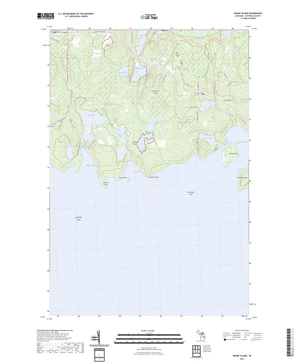 USGS Topographic Map – Meade Island