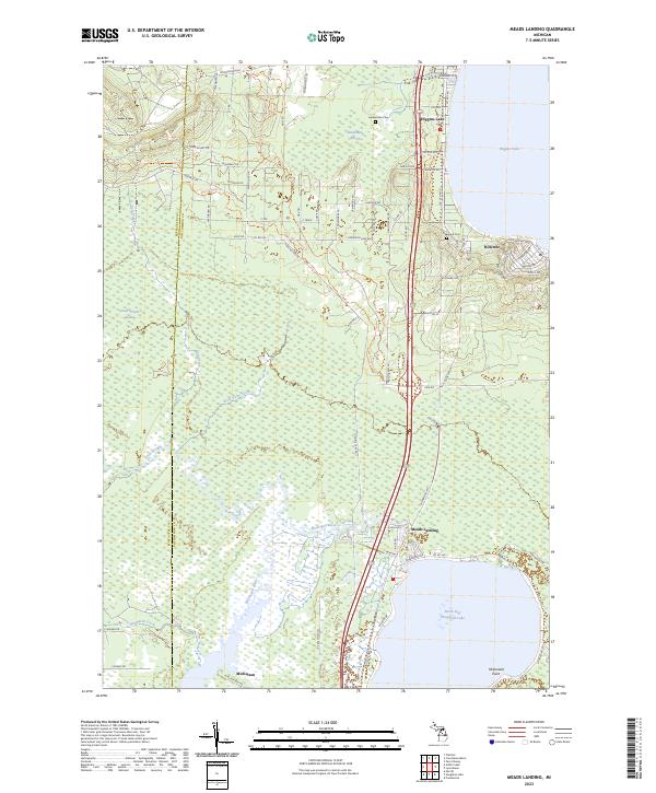 USGS Topographic Map – Meads Landing