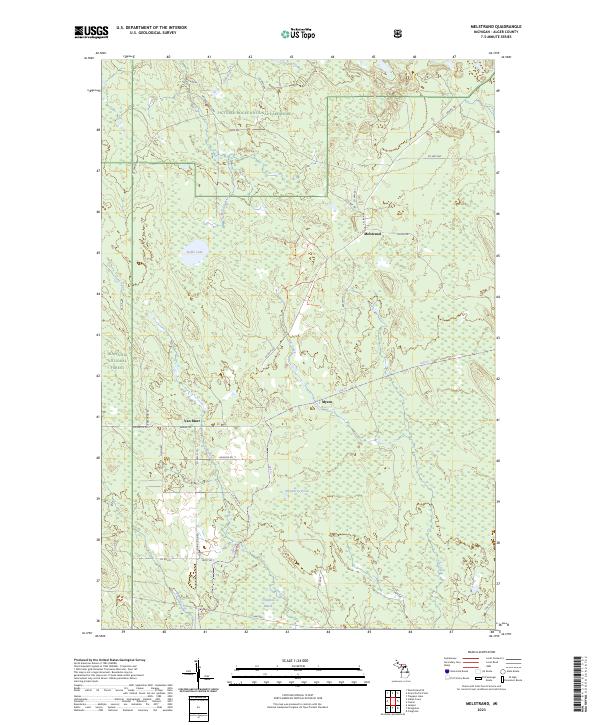 USGS Topographic Map – Melstrand