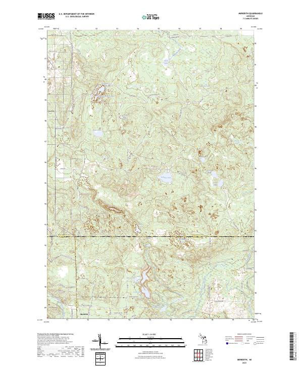 USGS Topographic Map – Meredith