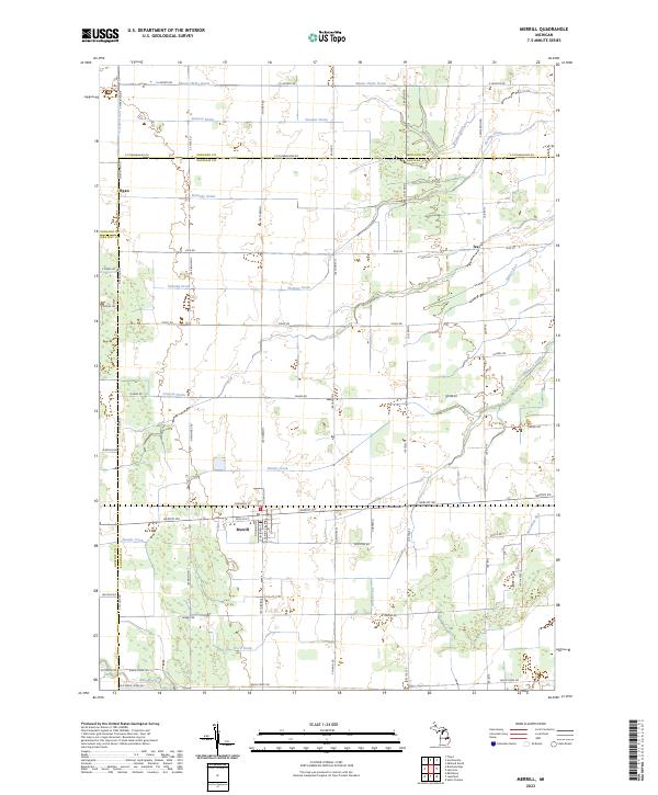 USGS Topographic Map – Merrill