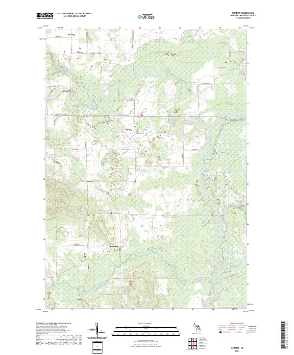 USGS Topographic Map – Merritt
