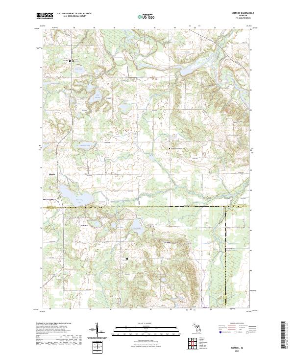 USGS Topographic Map – Merson