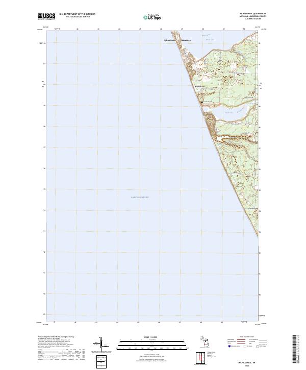 USGS Topographic Map – Michillinda