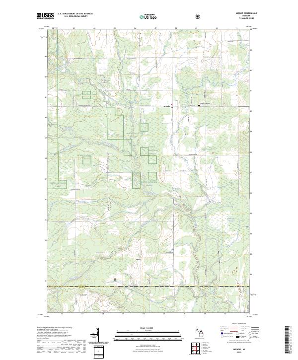 USGS Topographic Map – Mikado
