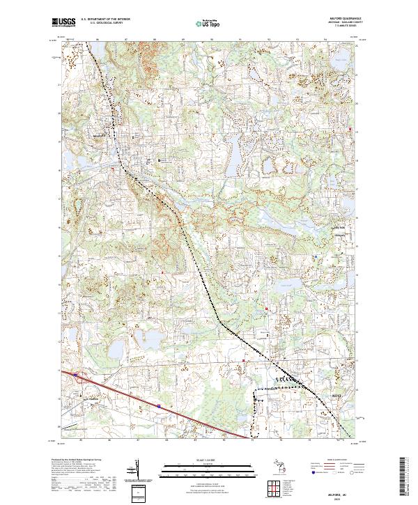 USGS Topographic Map – Milford