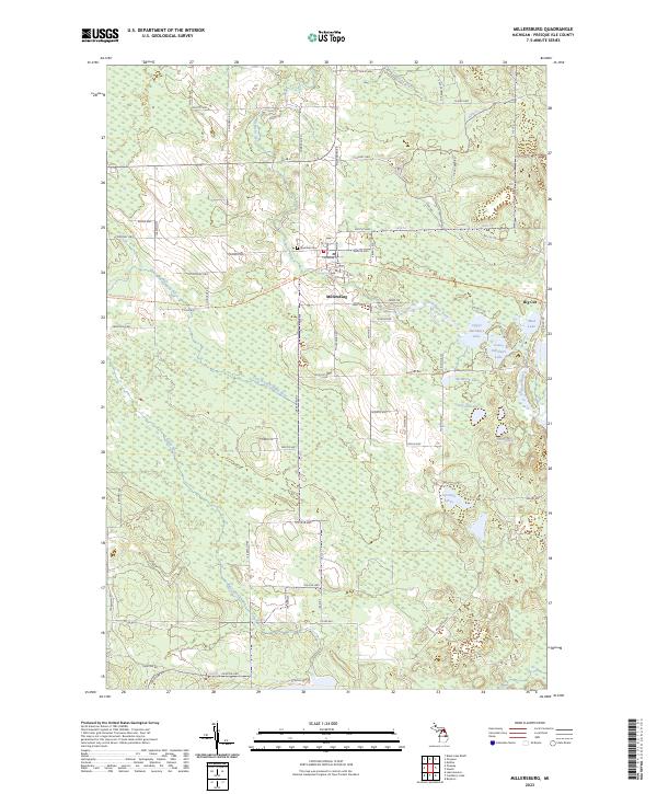 USGS Topographic Map – Millersburg