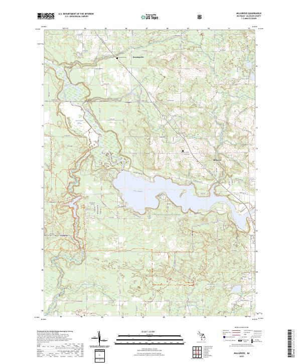 USGS Topographic Map – Millgrove