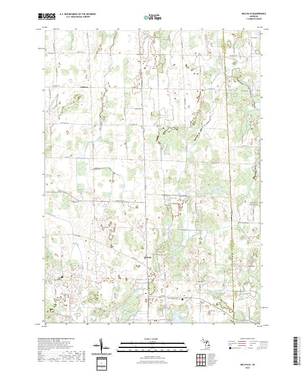 USGS Topographic Map – Millville