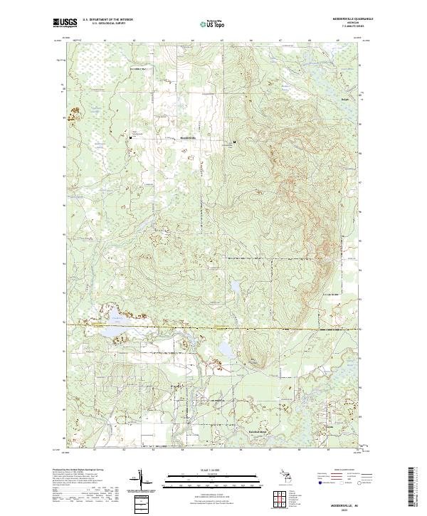 USGS Topographic Map – Moddersville