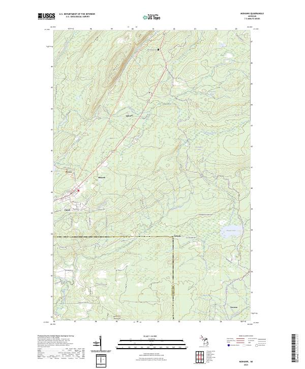 USGS Topographic Map – Mohawk