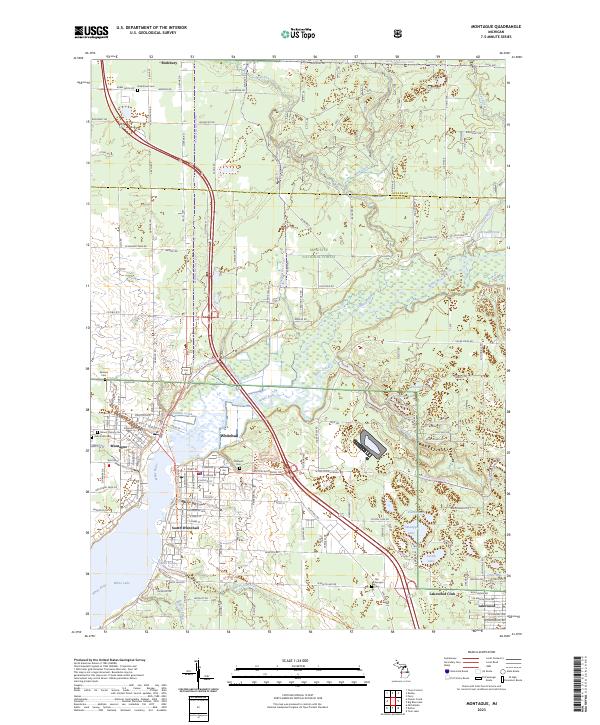 USGS Topographic Map – Montague