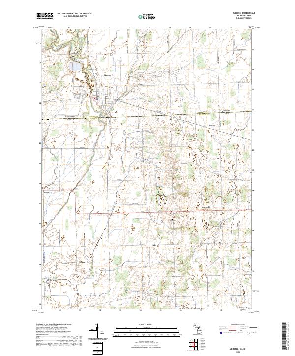 USGS Topographic Map – Morenci