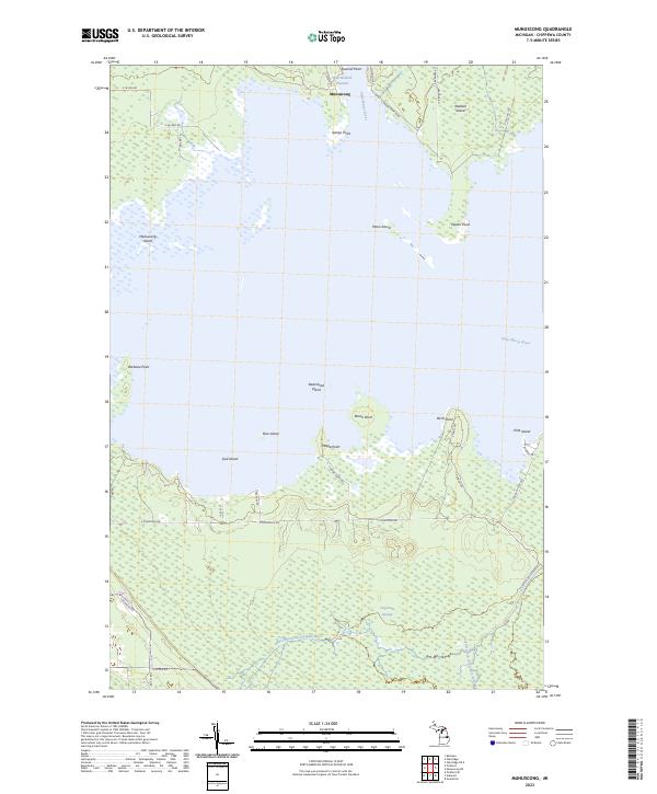 USGS Topographic Map – Munuscong