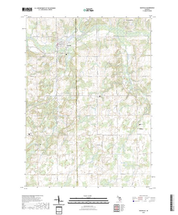 USGS Topographic Map – Nashville
