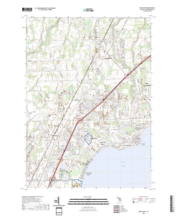 USGS Topographic Map – New Haven